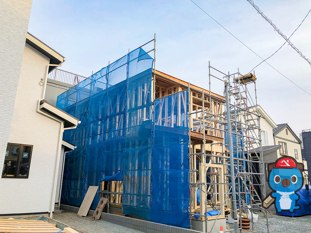 【上棟】中島1丁目6期B号地 新築一戸建て住宅