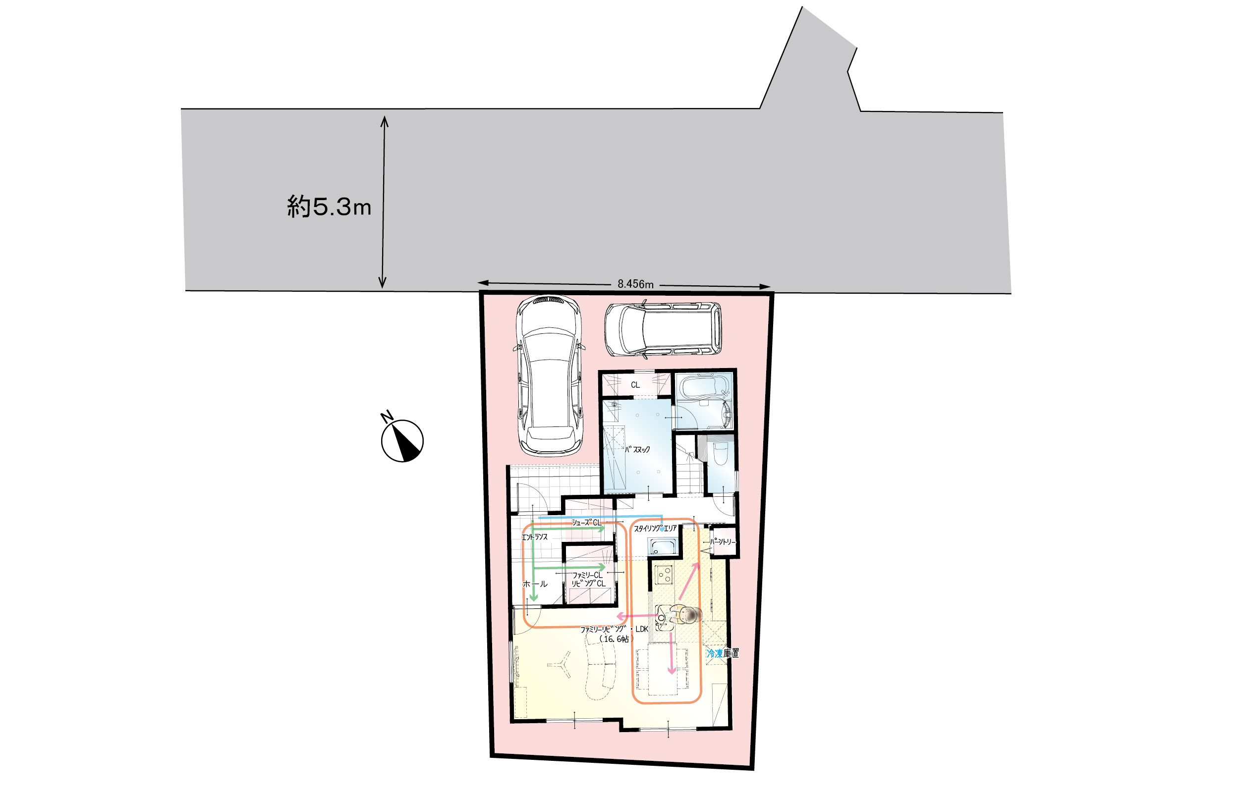 茄子町4期 新築建売住宅　区画図