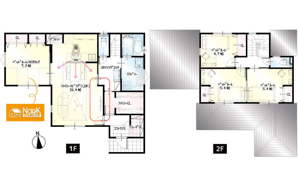 物件の間取り図